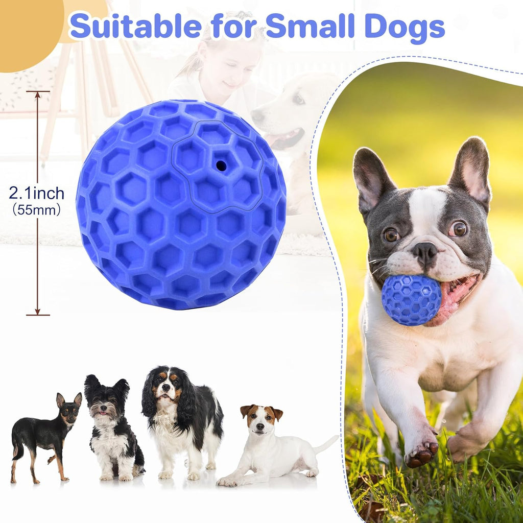 Durable Squeaky Dog Ball for Anxiety Relief and Outdoor Fun