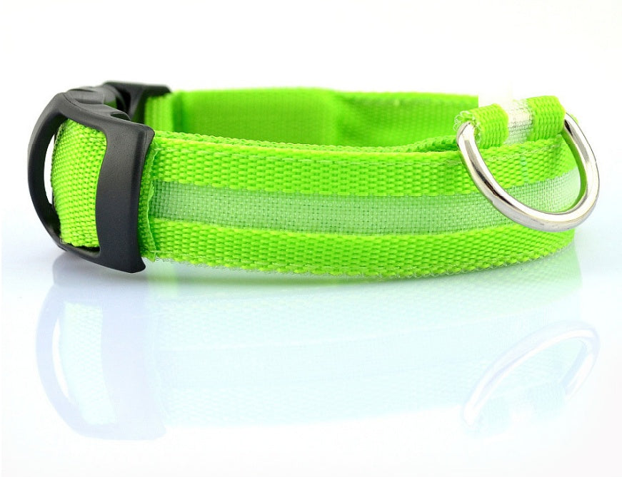 LED Glow Pet Collar for Safe, Bright Night Walks