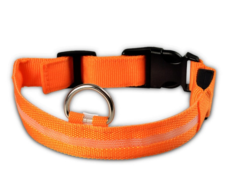 LED Glow Pet Collar for Safe, Bright Night Walks