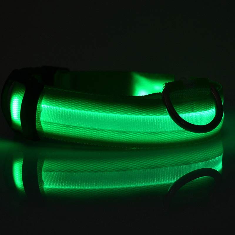 LED Glow Pet Collar for Safe, Bright Night Walks