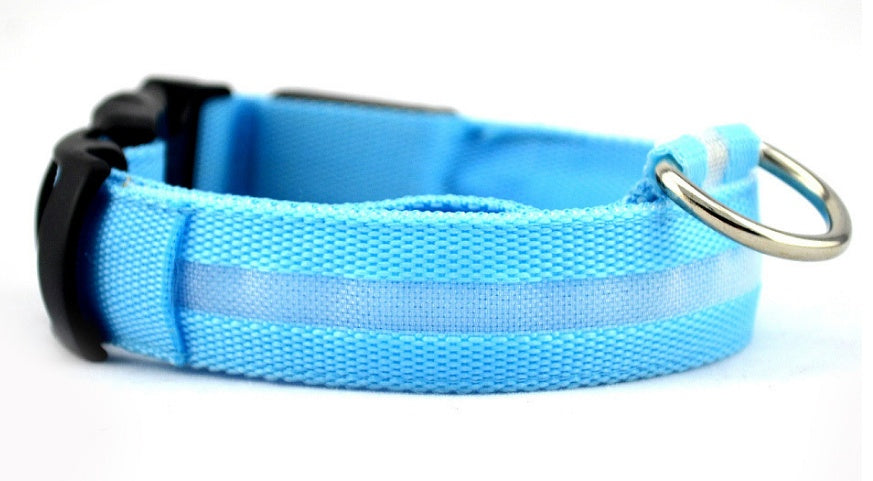 LED Glow Pet Collar for Safe, Bright Night Walks