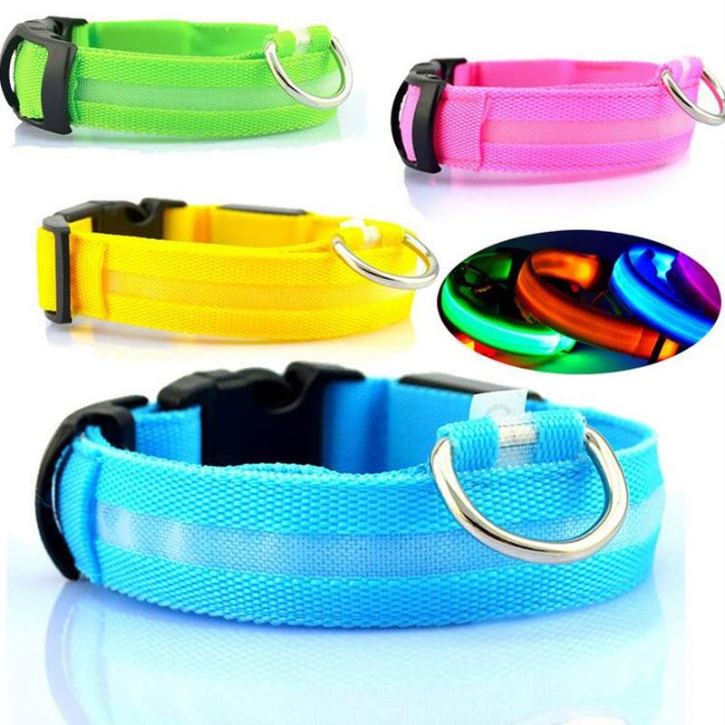 LED Glow Pet Collar for Safe, Bright Night Walks