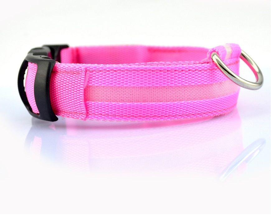 LED Glow Pet Collar for Safe, Bright Night Walks