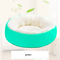 Cozy Round Lamb Wool Bed for Warm, Happy Pets